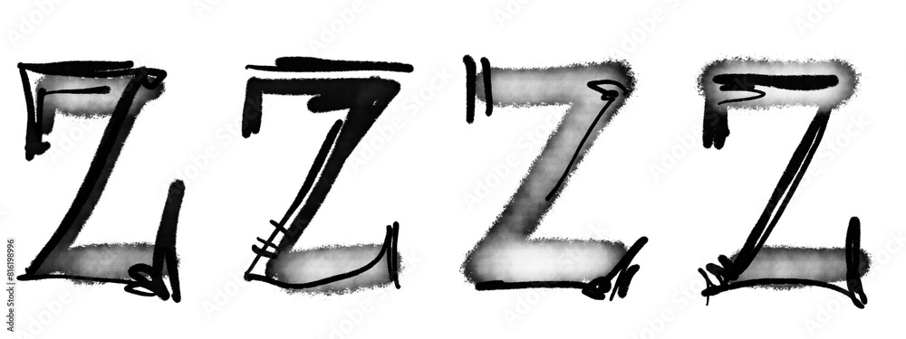 Letter Z font handwritten bold ink acrylic watercolor black shape type illustration lettering calligraphy graffiti Letter Z font handwritten bold ink acrylic watercolor black shape type illustration lettering calligraphy graffiti