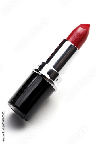 Bright red lipstick on white background, spring and summer makeup trends, cosmetic beauty and personal care