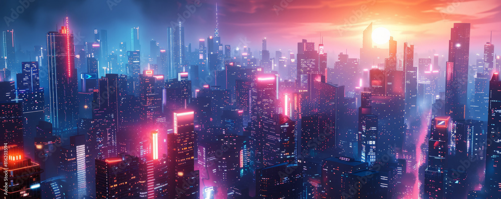 a futuristic cityscape in synthwave style,generative ai a futuristic cityscape in synthwave style,generative ai