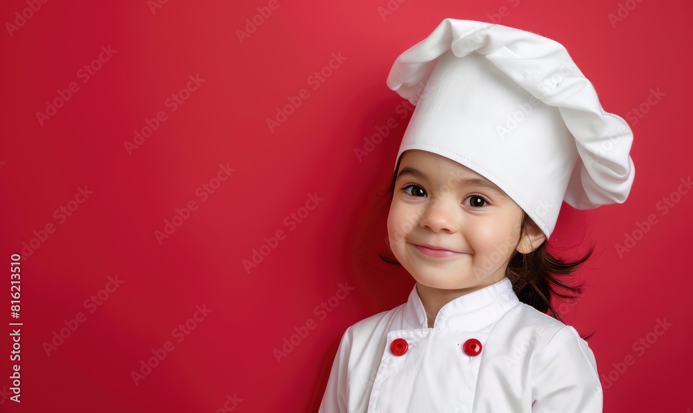 Cute little chef girl Cute little chef girl