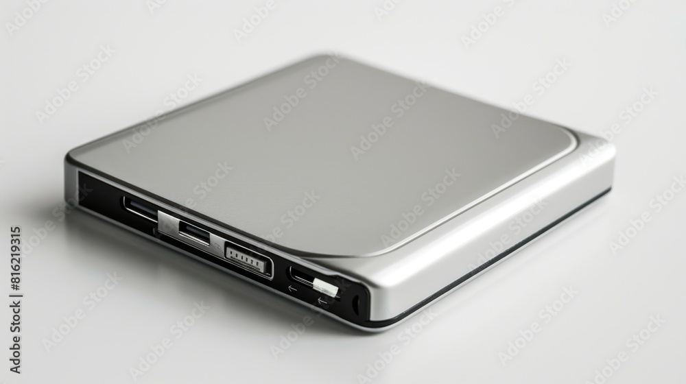External Hard Drive on a white background External Hard Drive on a white background