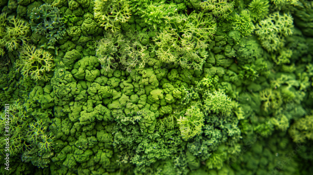 Texture of lush green moss. Eco-friendliness, sustainability, and healing power of nature. Texture of lush green moss. Eco-friendliness, sustainability, and healing power of nature.