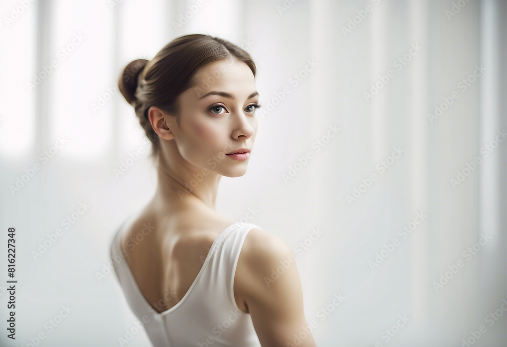 portrait of a women ballet, isolated white background
portrait of a women ballet, isolated white background