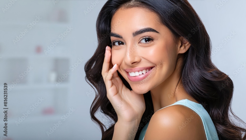 High-quality crop photo of skincare and cosmetics concept with copy space for text High-quality crop photo of skincare and cosmetics concept with copy space for text