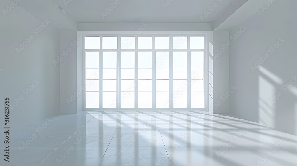 beautiful apartment interior big empty room : Generative AI beautiful apartment interior big empty room : Generative AI