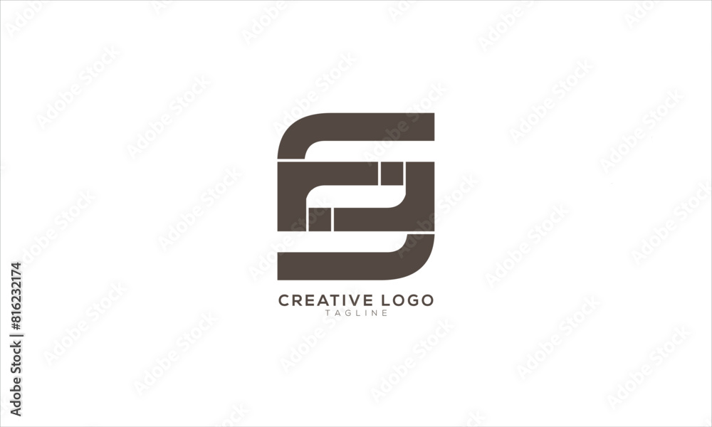 FF FS SF Abstract initial monogram letter alphabet logo design FF FS SF Abstract initial monogram letter alphabet logo design