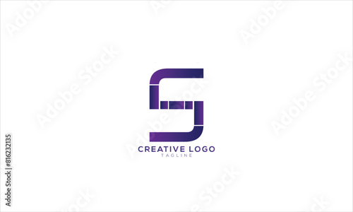 S Abstract initial monogram letter alphabet logo design