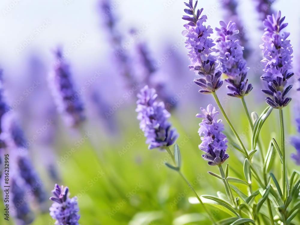 Aromatic Bliss. Lavender Blooms on Nature's Palette. Aromatic Bliss. Lavender Blooms on Nature's Palette.