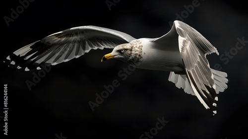 seagull flying high : Generative AI photo