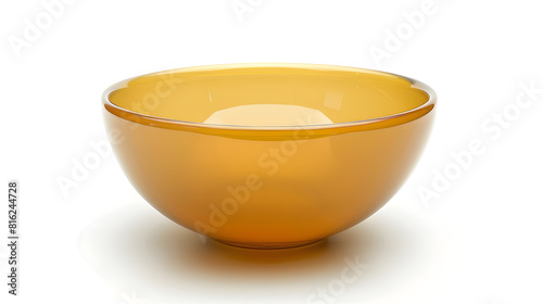 Bowl isolated on white background clipping path full depth of field : Generative AI