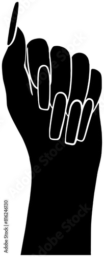 manicure illustration brush silhouette beauty logo polish icon nail outline female pedicure care salon fashion cosmetic woman bottle glamour shape hand spa beautiful for vector graphic background