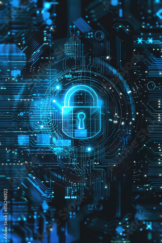 Enhancing cybersecurity measures within digital solutions to protect sensitive data concept