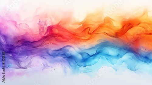 Multi-colored background. Multi-colored waves. Background for presentation