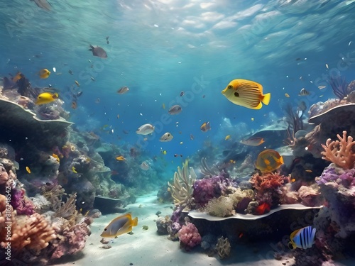 coral reef and fish © SULTAN