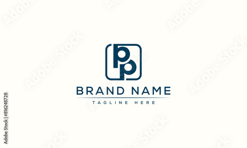Logo design letter PP . Elegant modern. Vector template.