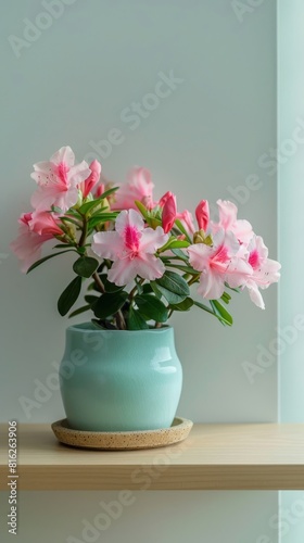 Wallpaper Mural Azalea flower background with copy space. Valentines day, mothers day, women's day concept.  Torontodigital.ca