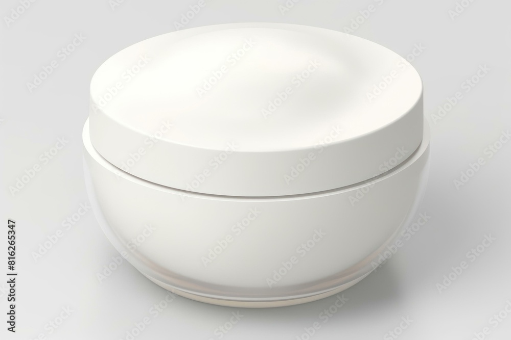 Minimalist white cream jar on soft background. Ideal for beauty mock-ups in ads and social media. Trendy, clean aesthetic. Lifestyle Design Mockup Minimalist white cream jar on soft background. Ideal for beauty mock-ups in ads and social media. Trendy, clean aesthetic. Lifestyle Design Mockup