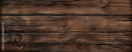 Rough wooden texture background  brown old wood planks  generated by ai 