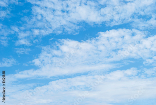 gentle clouds in the blue sky © svetlana177