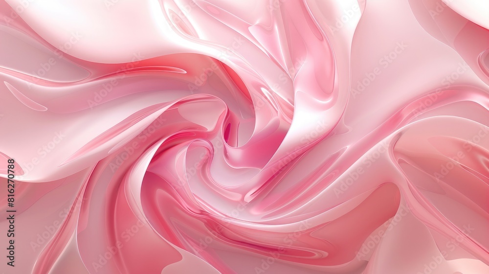 Abstract Pink Background with Curving Swirls and Swoops Abstract Pink Background with Curving Swirls and Swoops