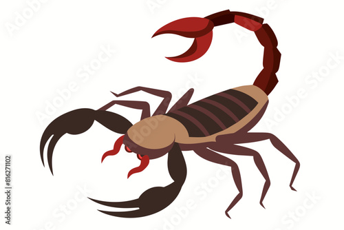 scorpion cartoon vector illustration