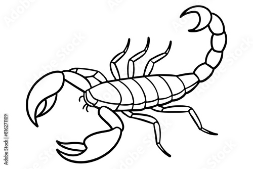scorpion silhouette illustration