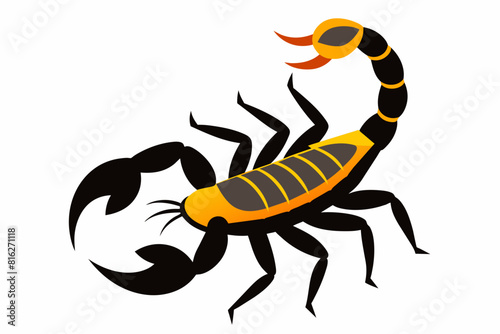 scorpion cartoon vector illustration