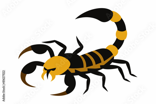 scorpion cartoon vector illustration