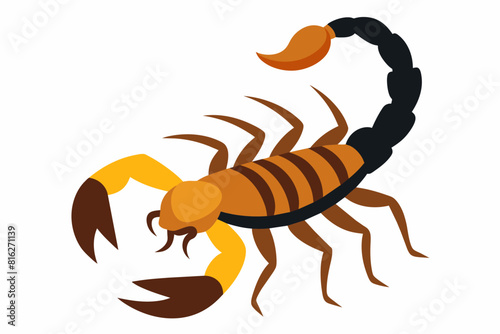 scorpion cartoon vector illustration