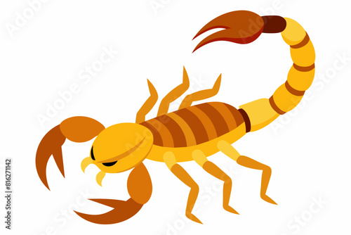 scorpion cartoon vector illustration