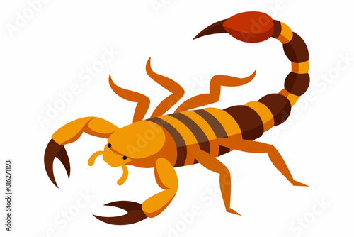 scorpion cartoon vector illustration