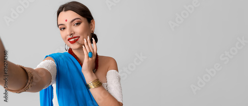 Beautiful young Indian woma...