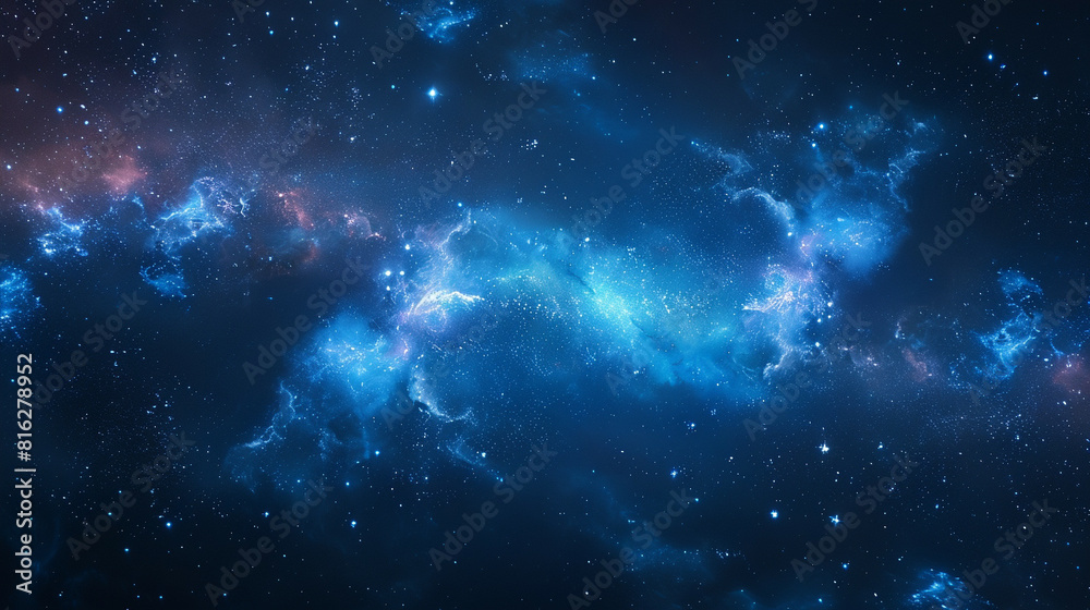 Blue Nebula Unveiling Cosmic Serenity and Celestial Beauty in Spectacular Detail Blue Nebula Unveiling Cosmic Serenity and Celestial Beauty in Spectacular Detail