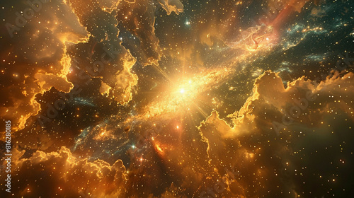 Starry Splendor Exploring the Cosmic Symphony of Star Fields and Nebulae, a Celestial Wonderland Awaits © Arti