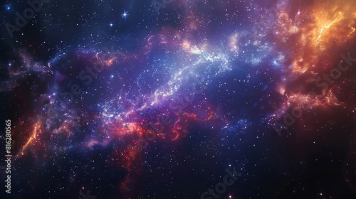 Starry Splendor Exploring the Cosmic Symphony of Star Fields and Nebulae, a Celestial Wonderland Awaits © Arti