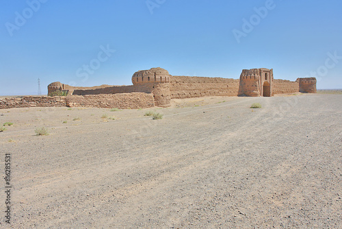 A caravanserai on the way to the Iranian city of Yazd photo