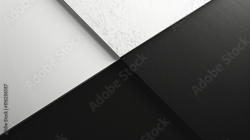 Black and white abstract design