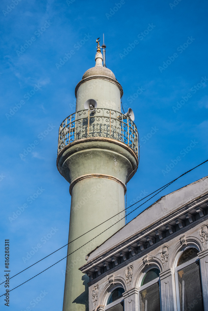 beyazid-i cedid camii. beyazid-i cedid mosque. historical minaret. istanbul, turkey. beyazid-i cedid camii. beyazid-i cedid mosque. historical minaret. istanbul, turkey.