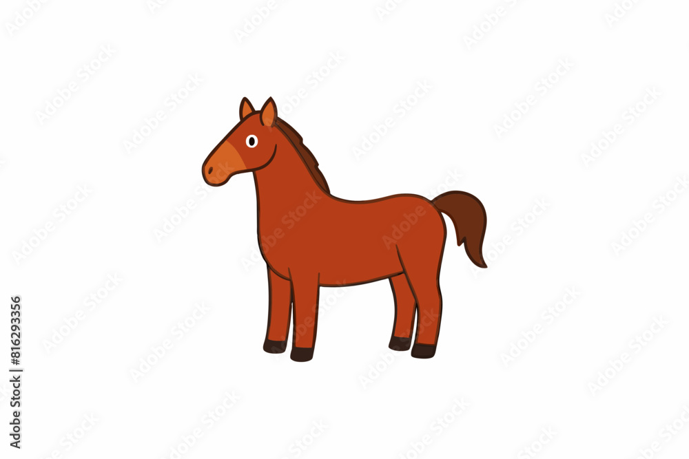 horse cartoon vector illustration horse cartoon vector illustration