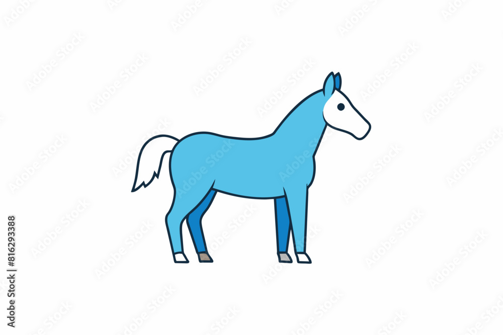 horse cartoon vector illustration horse cartoon vector illustration