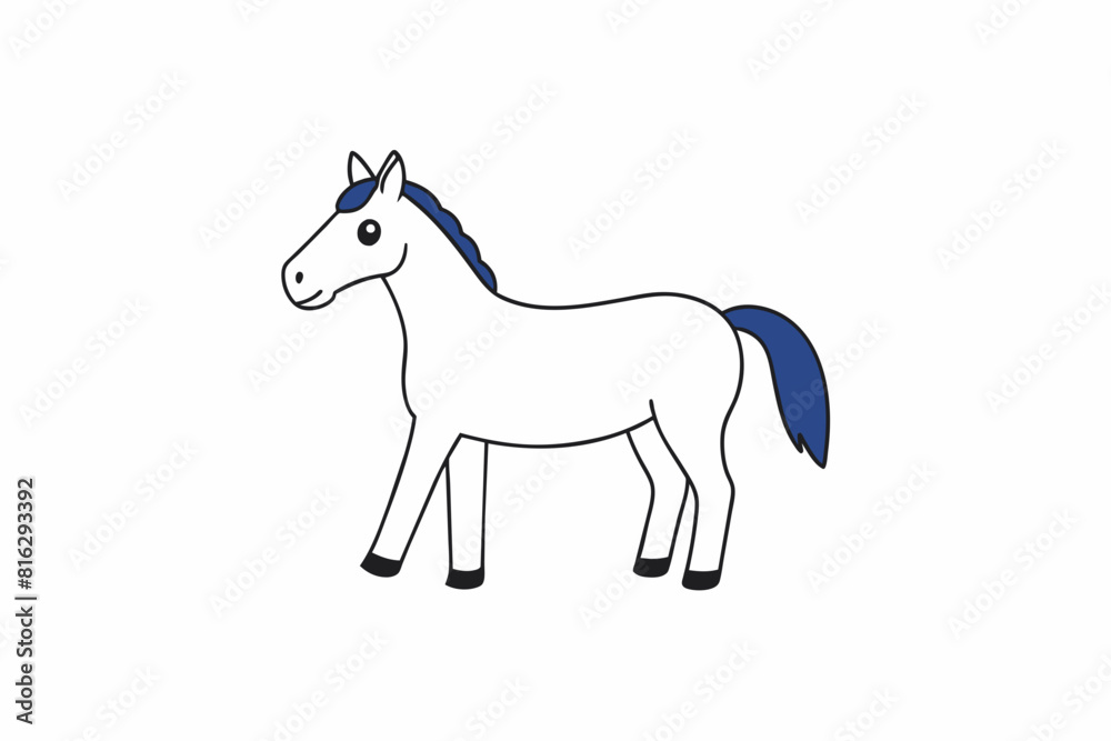 horse cartoon vector illustration horse cartoon vector illustration