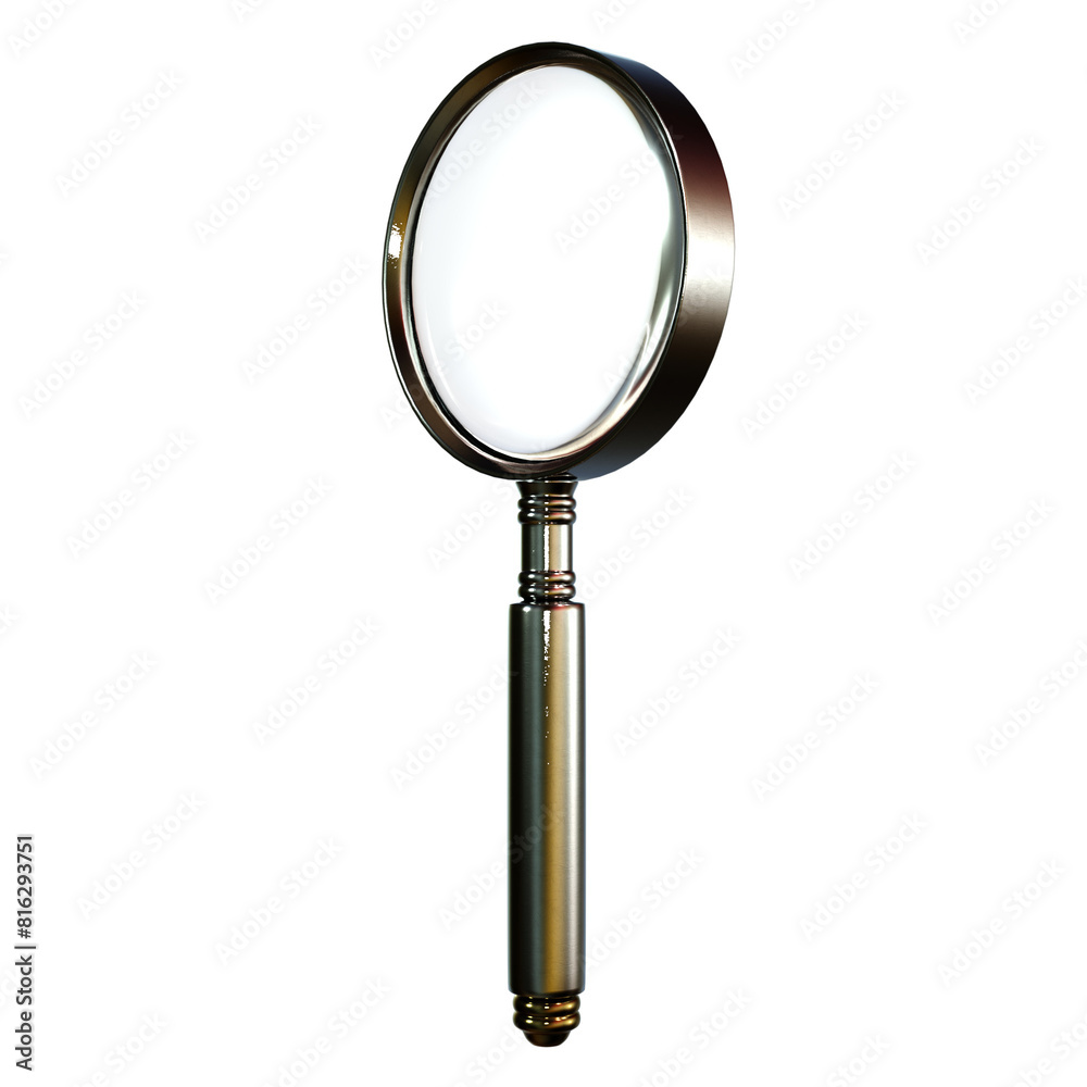 Magnifiying Glass 3D Render isolated illustration Magnifiying Glass 3D Render isolated illustration