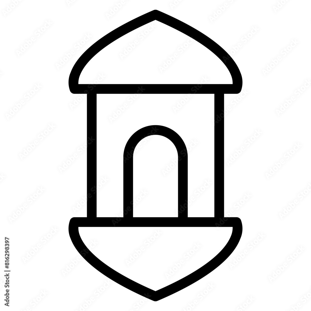 Islamic lantern icon