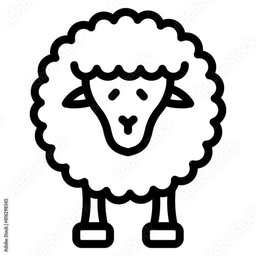 sheep icon vector illustration