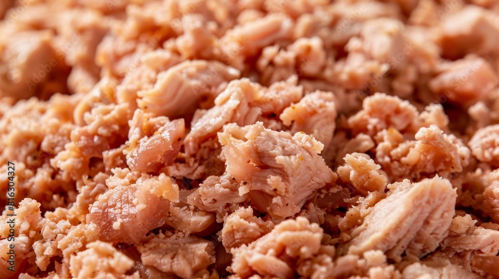 Intimate close-up of lean ground turkey, highlighting its fresh texture and suitability for turkey burgers, set against an isolated background Intimate close-up of lean ground turkey, highlighting its fresh texture and suitability for turkey burgers, set against an isolated background