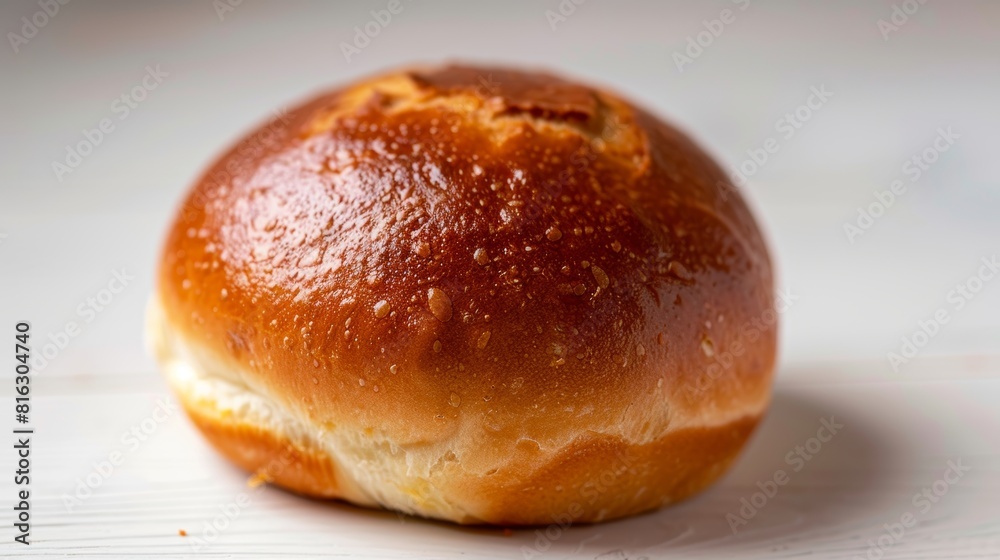 Fresh gluten-free bun made with alternative flours, close-up shot showcasing its texture, ideal for advertising, isolated background Fresh gluten-free bun made with alternative flours, close-up shot showcasing its texture, ideal for advertising, isolated background