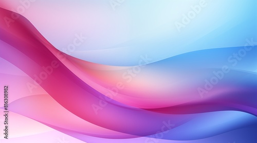 Abstract Wavy Gradient Design with Blue, Purple, and Pink Colors.