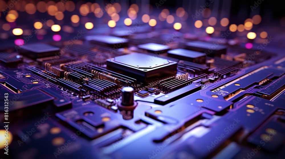 This close-up photo of an AMD Ryzen Threadripper 3990X CPU showcases ...