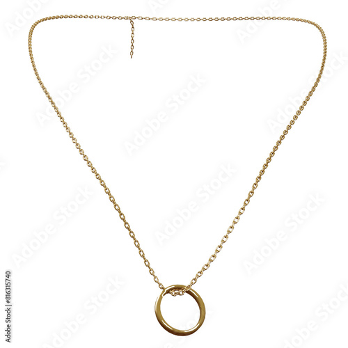 Wallpaper Mural Necklace Ring Chain Female Fashion Jewelery isolated 3d rendered illustration Torontodigital.ca