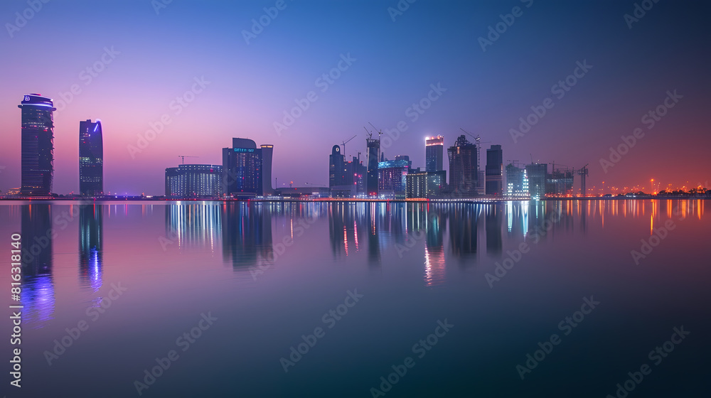 Abu Dhabi Corniche Fine Art Photograpy : Generative AI